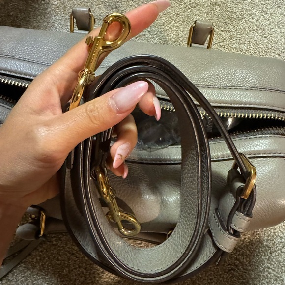 Beautiful taupe handle bag - Picture 5 of 6